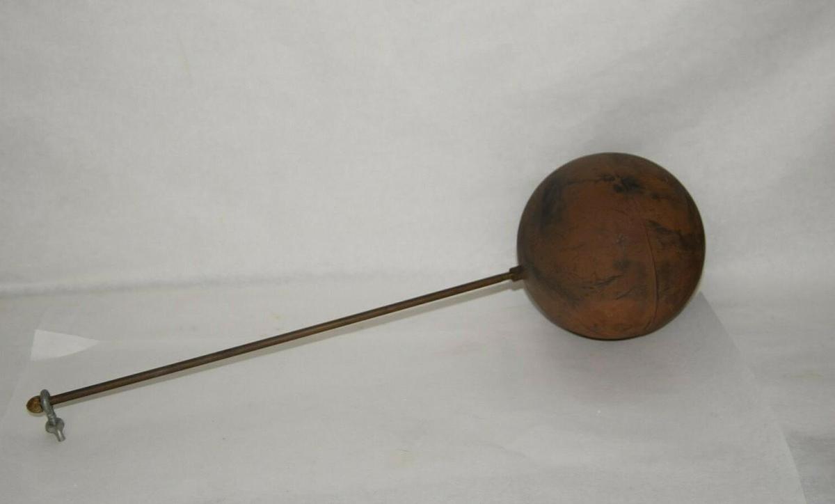 (NEW) 7" Copper Tank Float Ball With 17" Brass Shaft