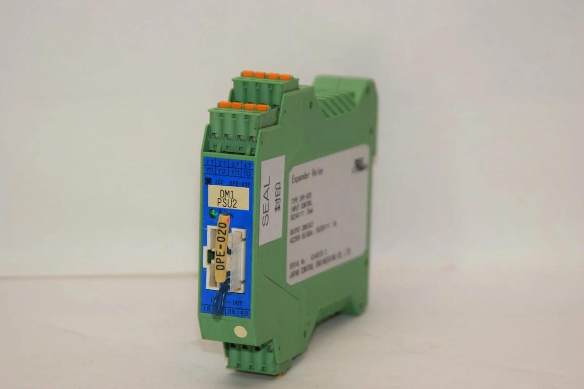 Used JAPAN CONTROL ENGINEERING CO. DPE-020 24Vdc 75mA Expander Relay
