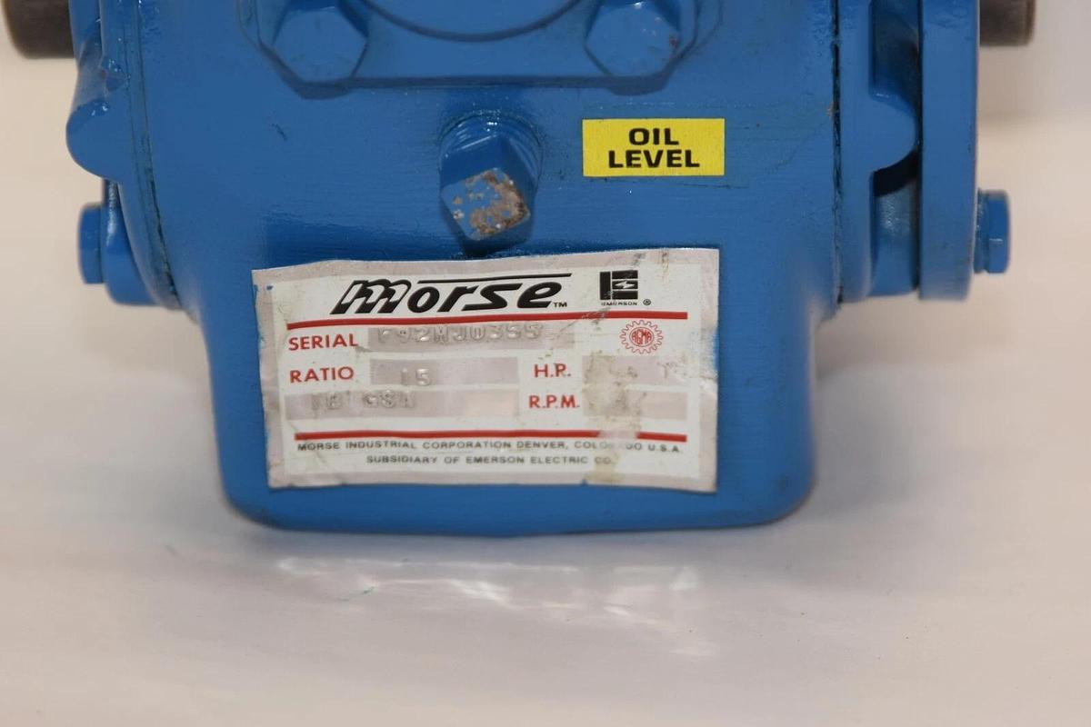 (NEW) MORSE F92MJ0355 15:1 Ratio Gear Reducer