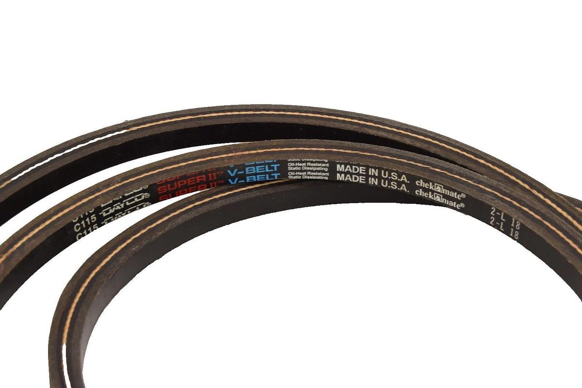 Dayco V-Belt Belt C115 Super II Oil-Heat Resistant Static Dissipating *USA*(New)