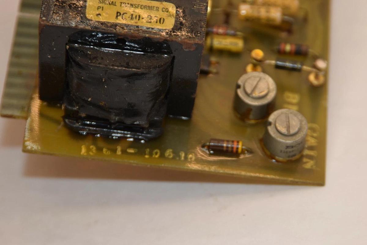 Used 1361-10610 Circuit Board With PC40-250 Signal Transformer Company Transformer