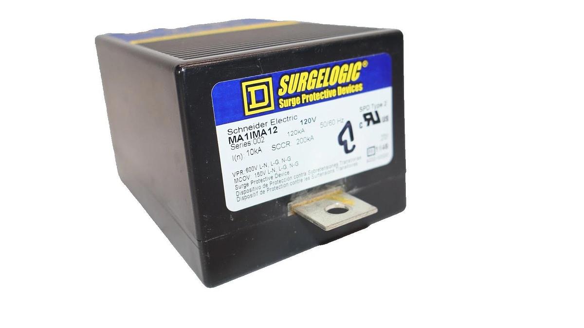 Used Square D MA1IMA12 120V Type MA Surgelogic Surge Protective Device