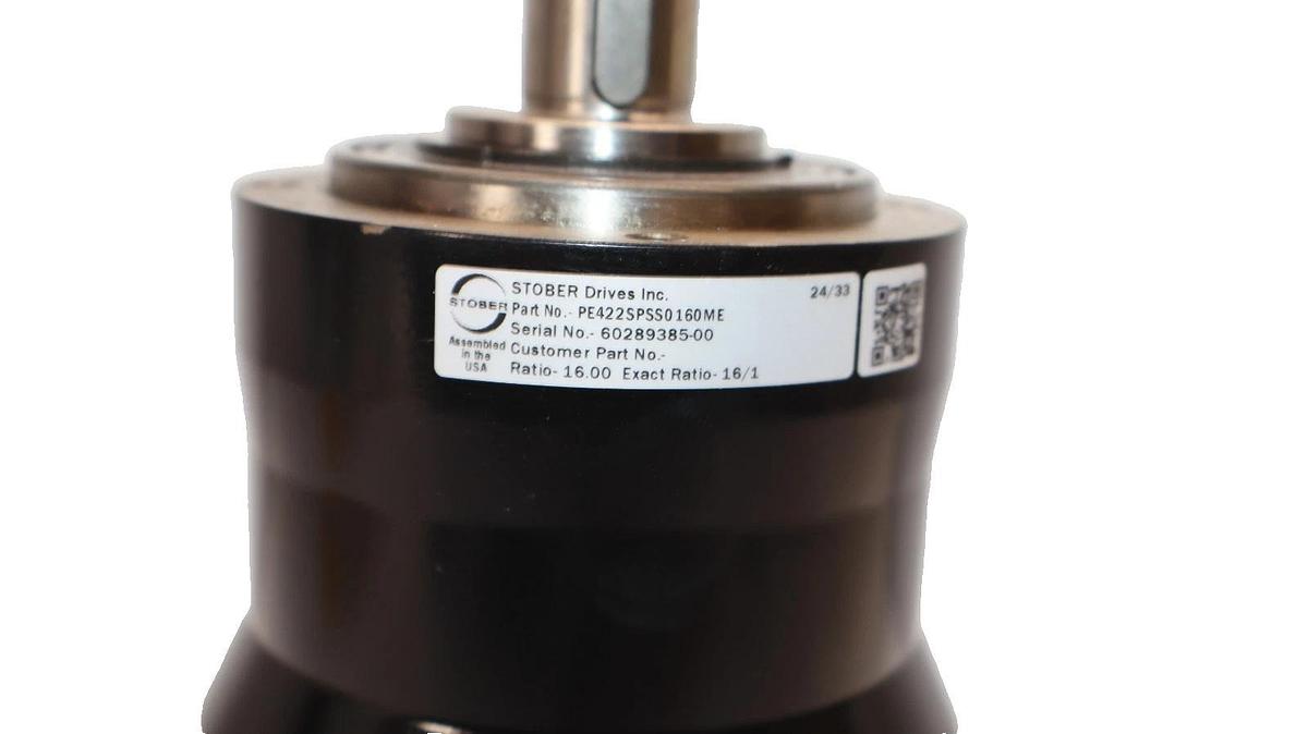Stober Drives PE422SPSS0160ME 16:1 Ratio 3/4" bore 7/8" Shaft Gear Reducer (New)