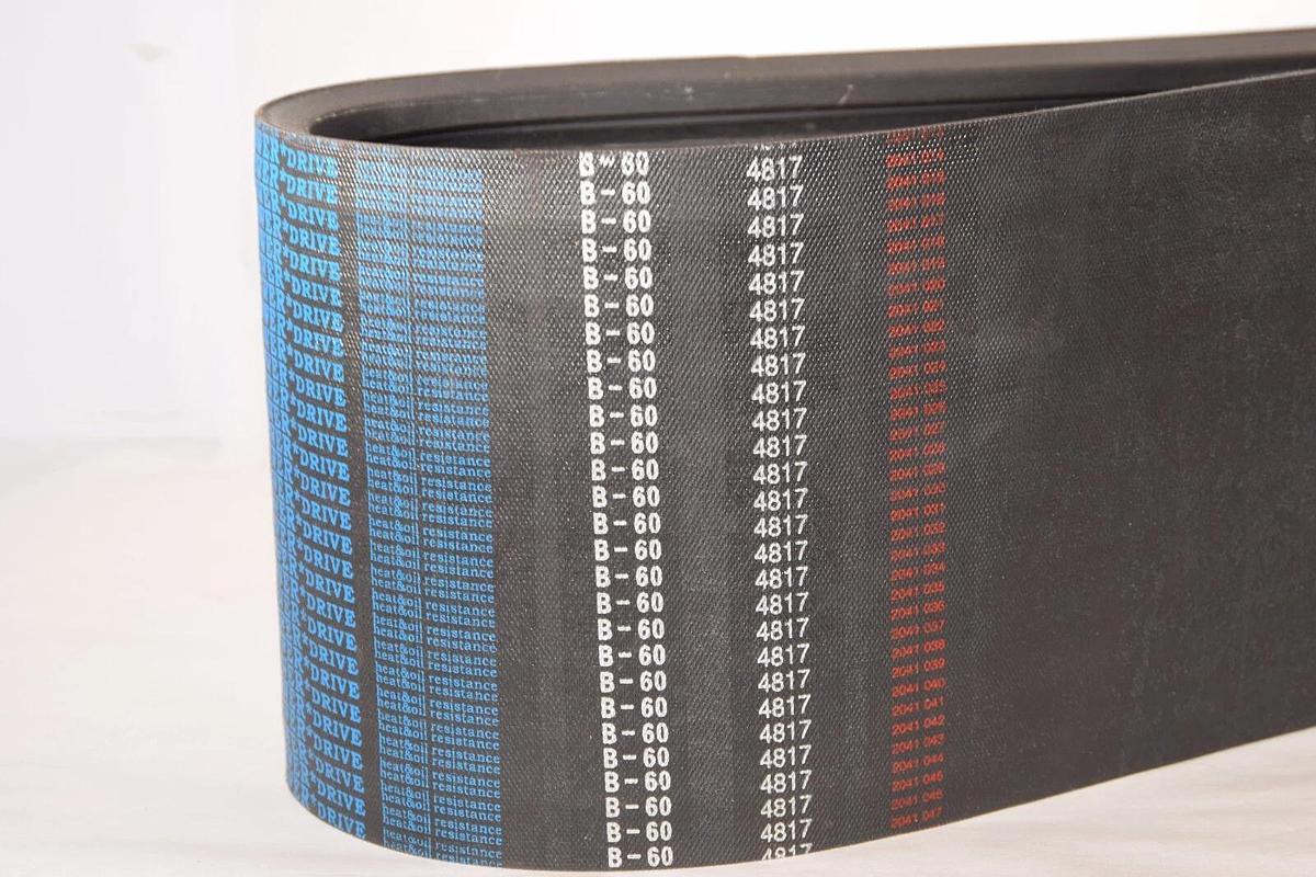 (NEW) D&D POWERDRIVE B60/10 ORB-19-12405B60/10 10 Rib 63" L 0.62" W V-Belt