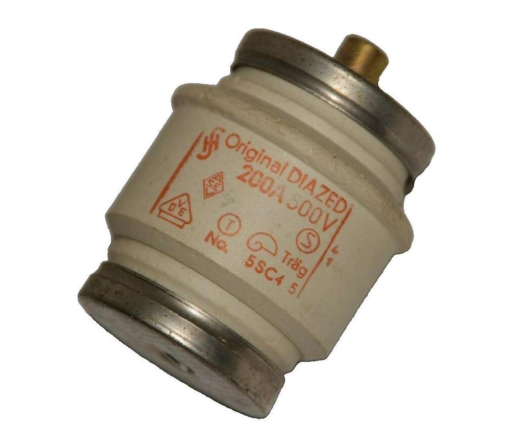 Siemens Original Diazed 200A 500V 200 Amp Trag Fuse 200 A (NOS)
