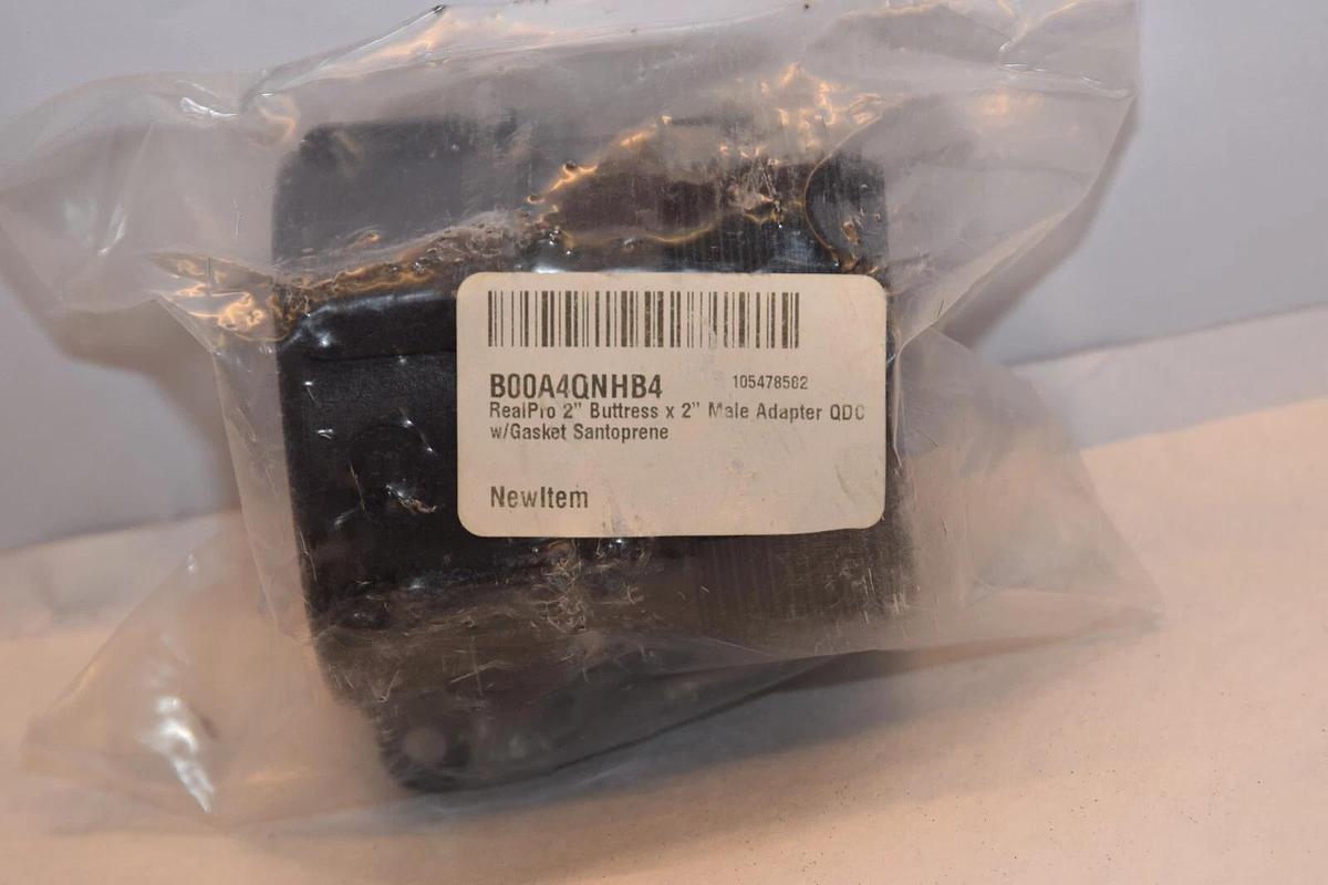 (NEW) REALPRO B00A4QNHB4 HMFN/20UD/027 2" Buttress x 2" Male NPT Adapt. w/Gasket