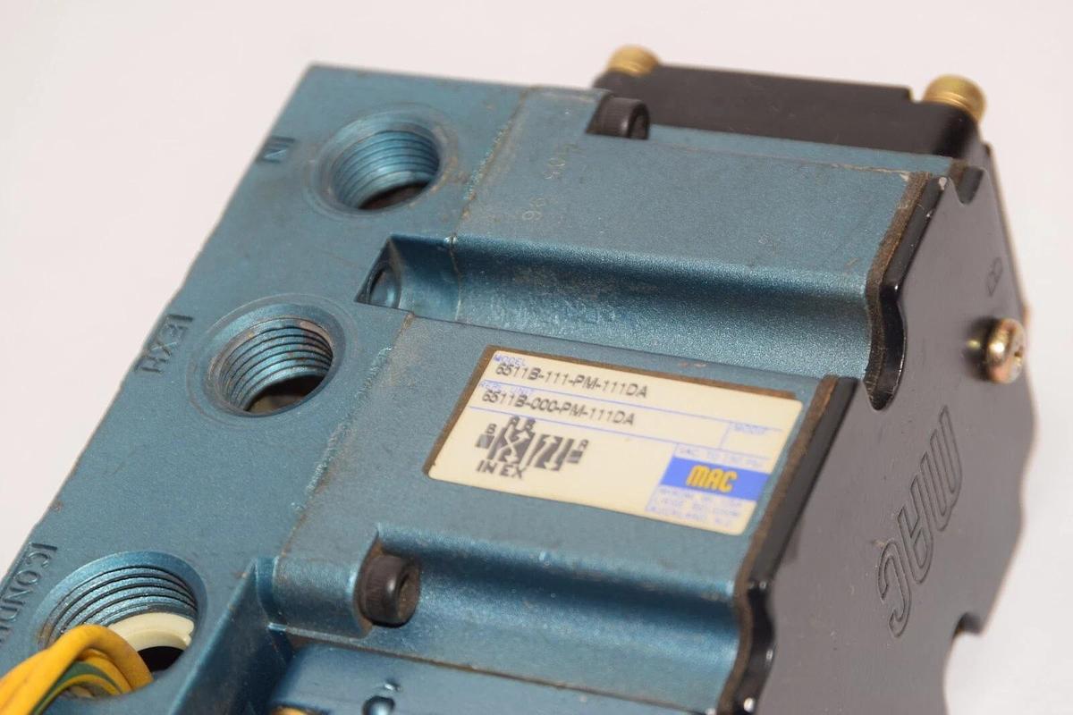(NEW) MAC VALVES 6511B-111-PM-111DA 150psi Solenoid Valve