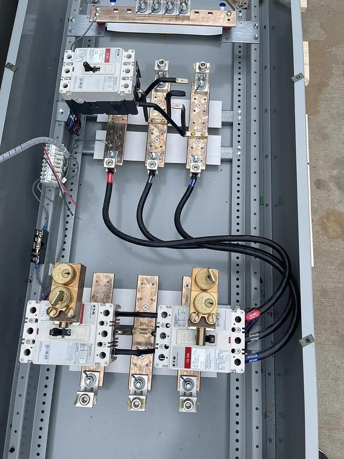 Used Eaton PRL4B Cutler-Hammer, Panelboard Bypass Panel, 208Y 120V, 225A, POW-R-LINE