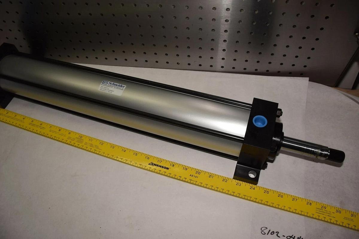 SCHNEIDER ALB-3.25X20-BLC TSB-3.25 19" STROKE 1" SHAFT PNEUMATIC CYLINDER NEW