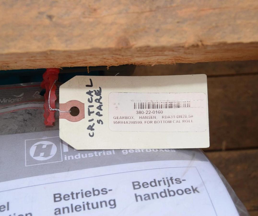 Hansen Gearbox Gear Box Reducer RDA31 ORI012416-RDA31-DN-28(DP) 28.267 R NOS