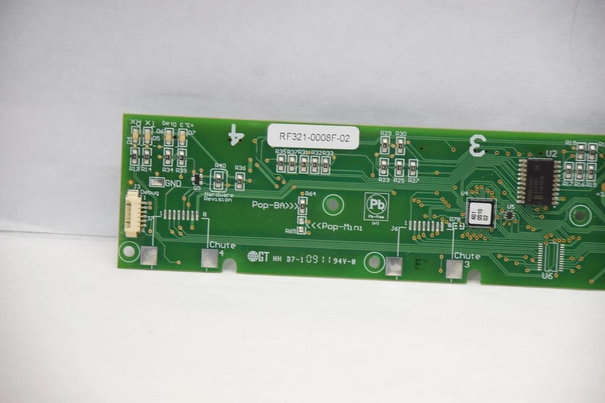 Used PARATA SYSTEMS 320-008F , RF321-0008F-02 L14112090 Connection Circuit Board