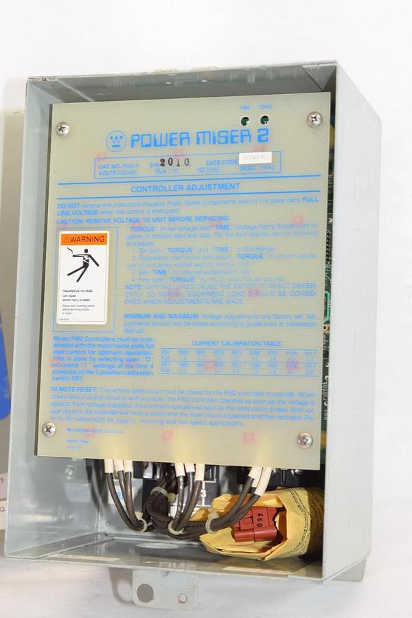(NEW) WESTINGHOUSE PM2-A 230/460V FLA 1-10 Power Miser2 Soft Start Motor Control