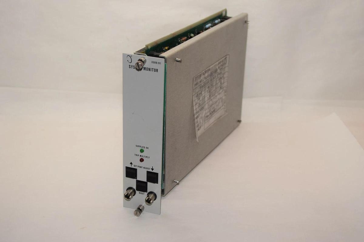 BENTLY NEVADA 3300/01-01-00 System Monitor (New has a broken faceplate stand off