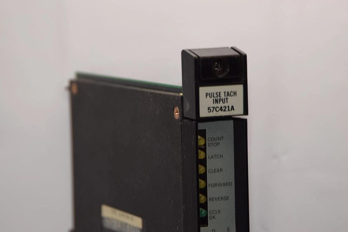 Used RELIANCE ELECTRIC S-67108-2C 57C421A PULSE TACH INPUT MODULE