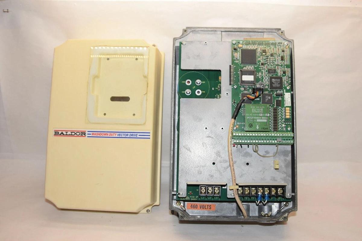 Used Baldor Washdown Vector Drive ZD18H415-W ZD18H415W ZD18H415 460v 3ph 10/15/20hp