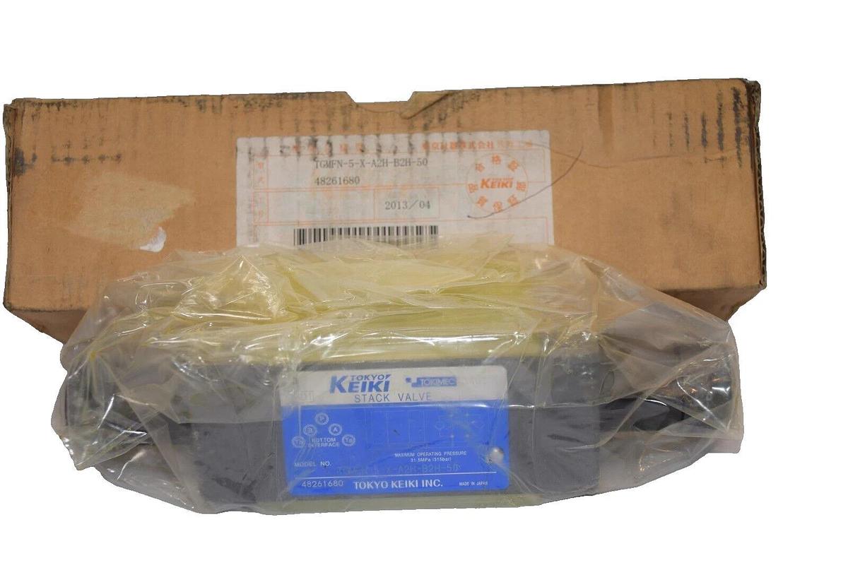 (NEW) Tokyo Keiki Tokimec Stack Valve TGMFN-5-X-A2H-B2H-50 TGMFN5XA2HB2H50