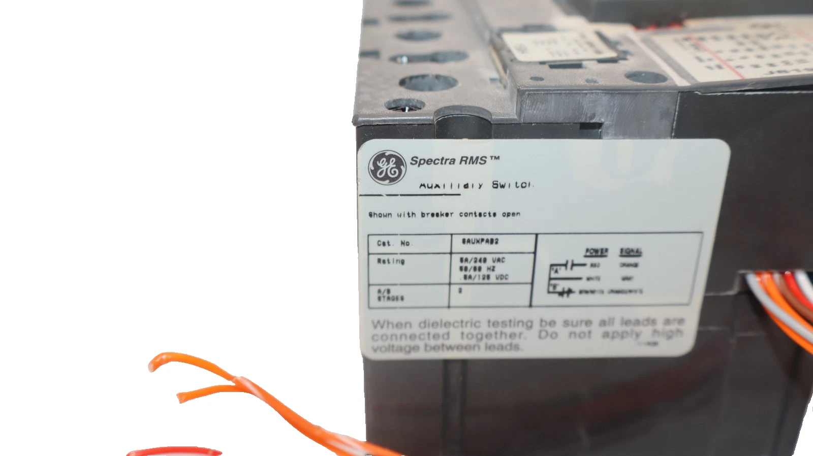Used GE GENERAL ELECTRIC SELA36AI0150 150A 150 A Breaker SRPE150A Shunt SAUXPAB2 Aux