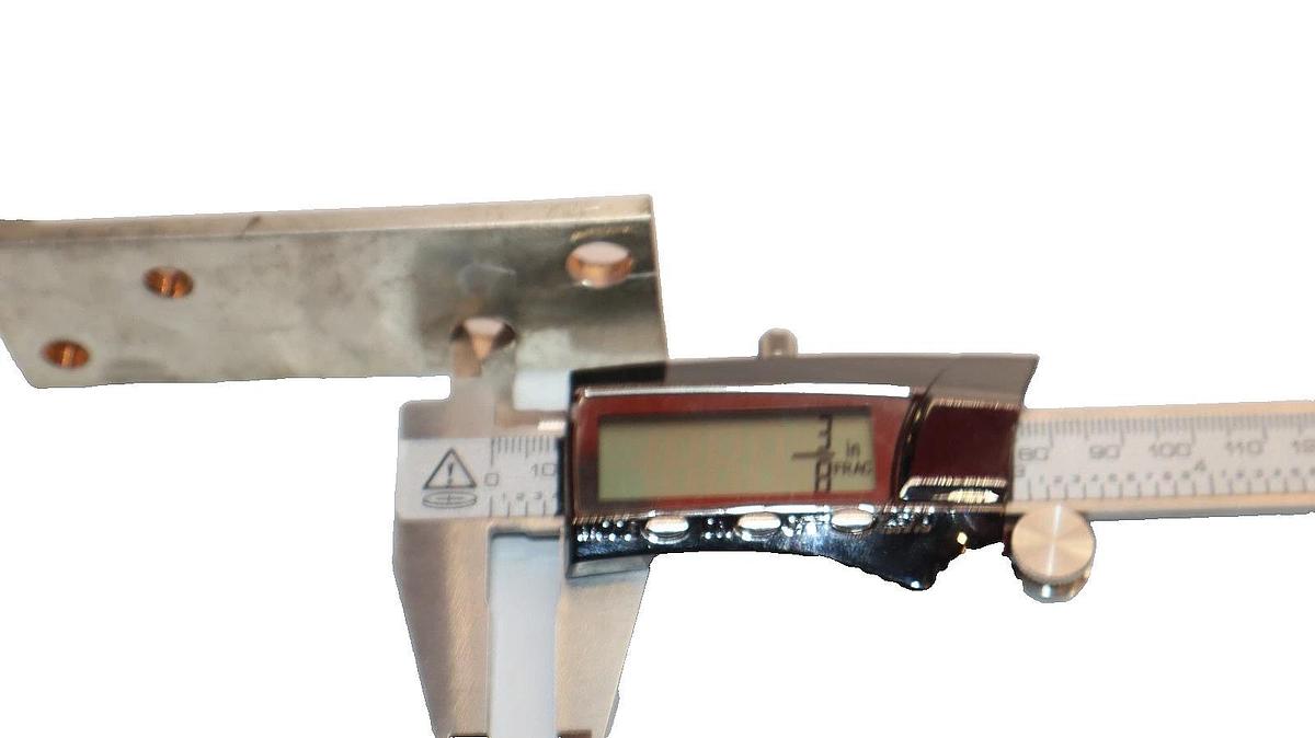 Used Approx. 4" x 1-3/8" x 3/16" Copper Buss Bar (Lot of 2)