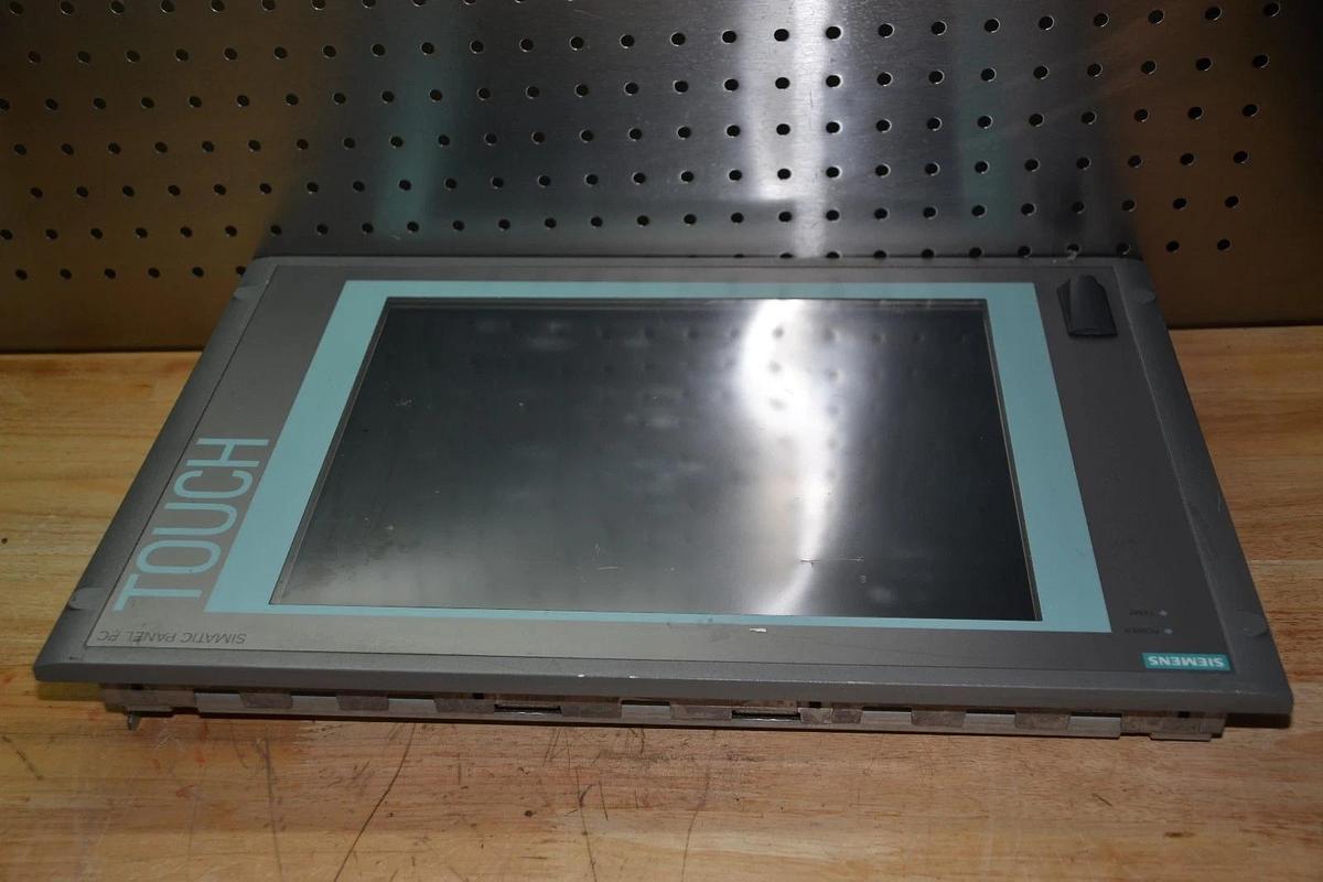 Used SIEMENS SIMATIC TOUCH PANEL 15T 15" Front V412.00.007.602 A5E00324360 06