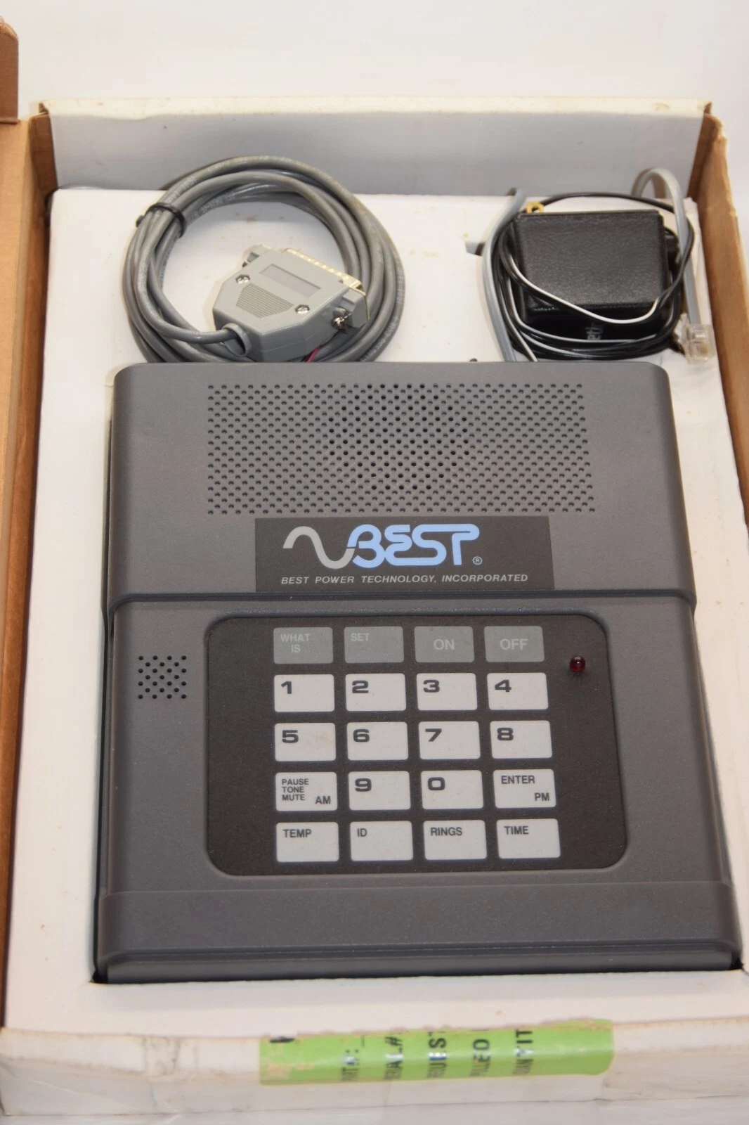 (NEW) BEST POWER TECHNOLOGY INC. ENV-0100A EnviroCom I Monitor USA