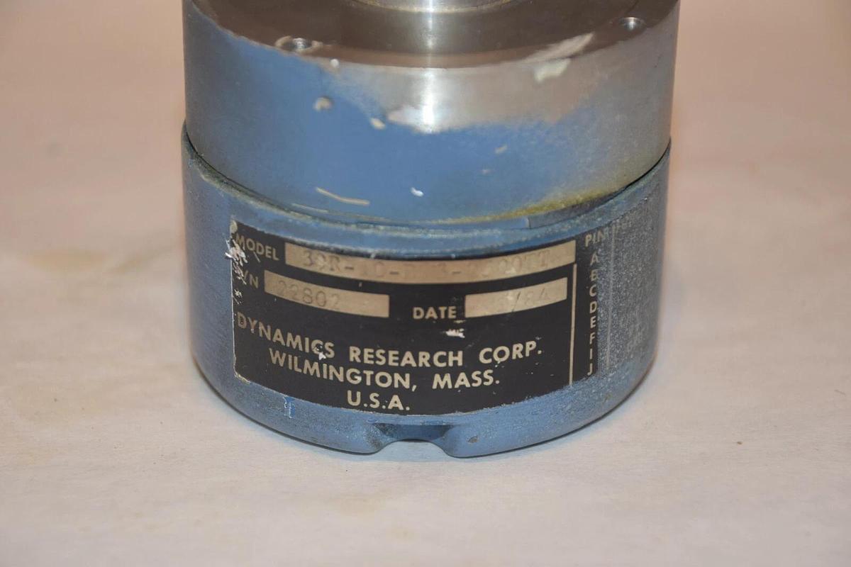 Used DYNAMICS RESEARCH CORP. 39R-10-B13-2500TT INDUSTRIAL ENCODER