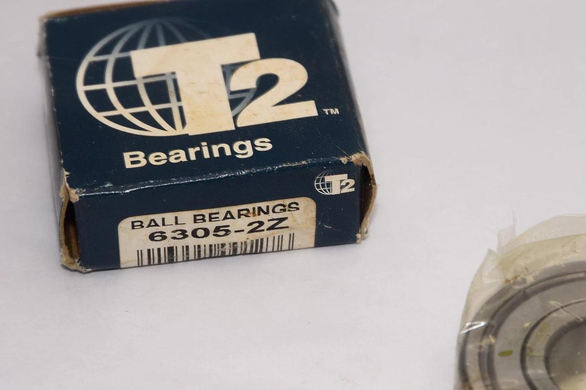 (NEW) T2 BEARINGS 6305-2Z 63052Z T2 6305-2Z Z20 Ball Bearing