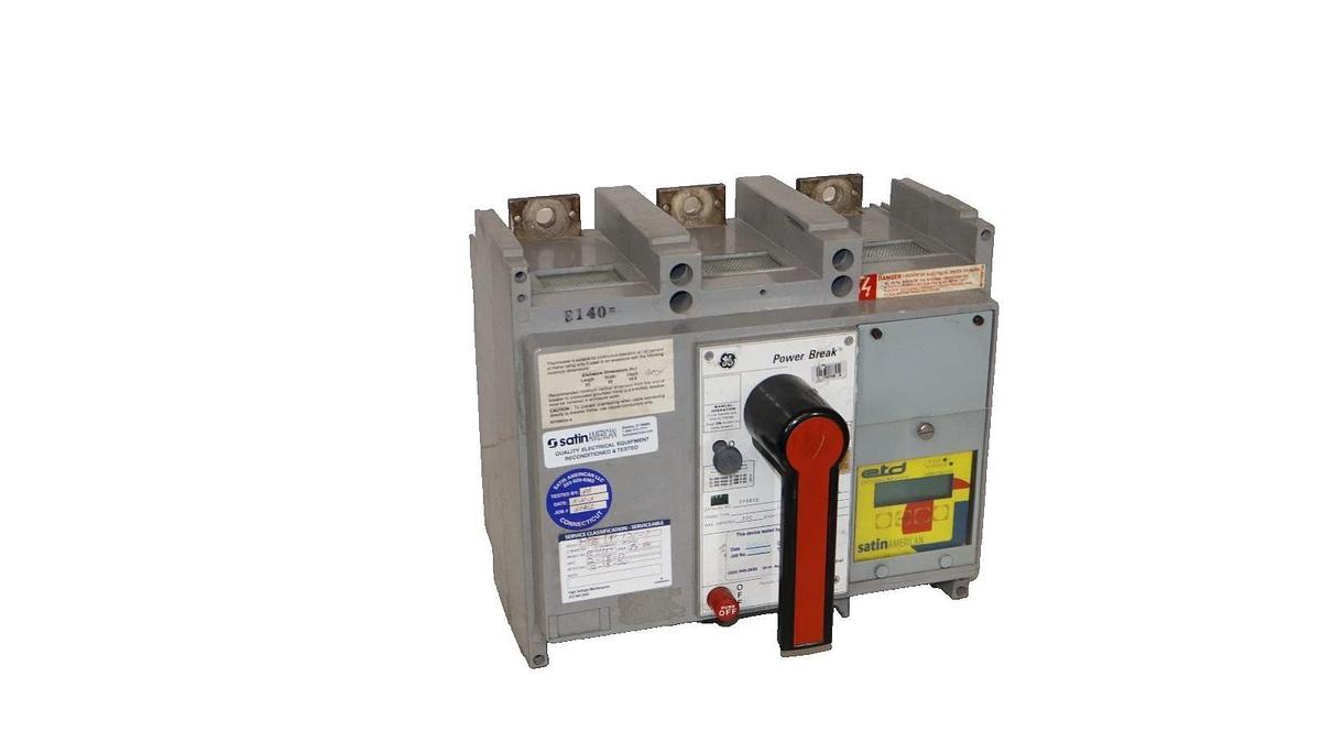 Refurbished GE General Electric Circuit Breaker Power Break 800A 800 Amp TP88SS ETD ETC-12