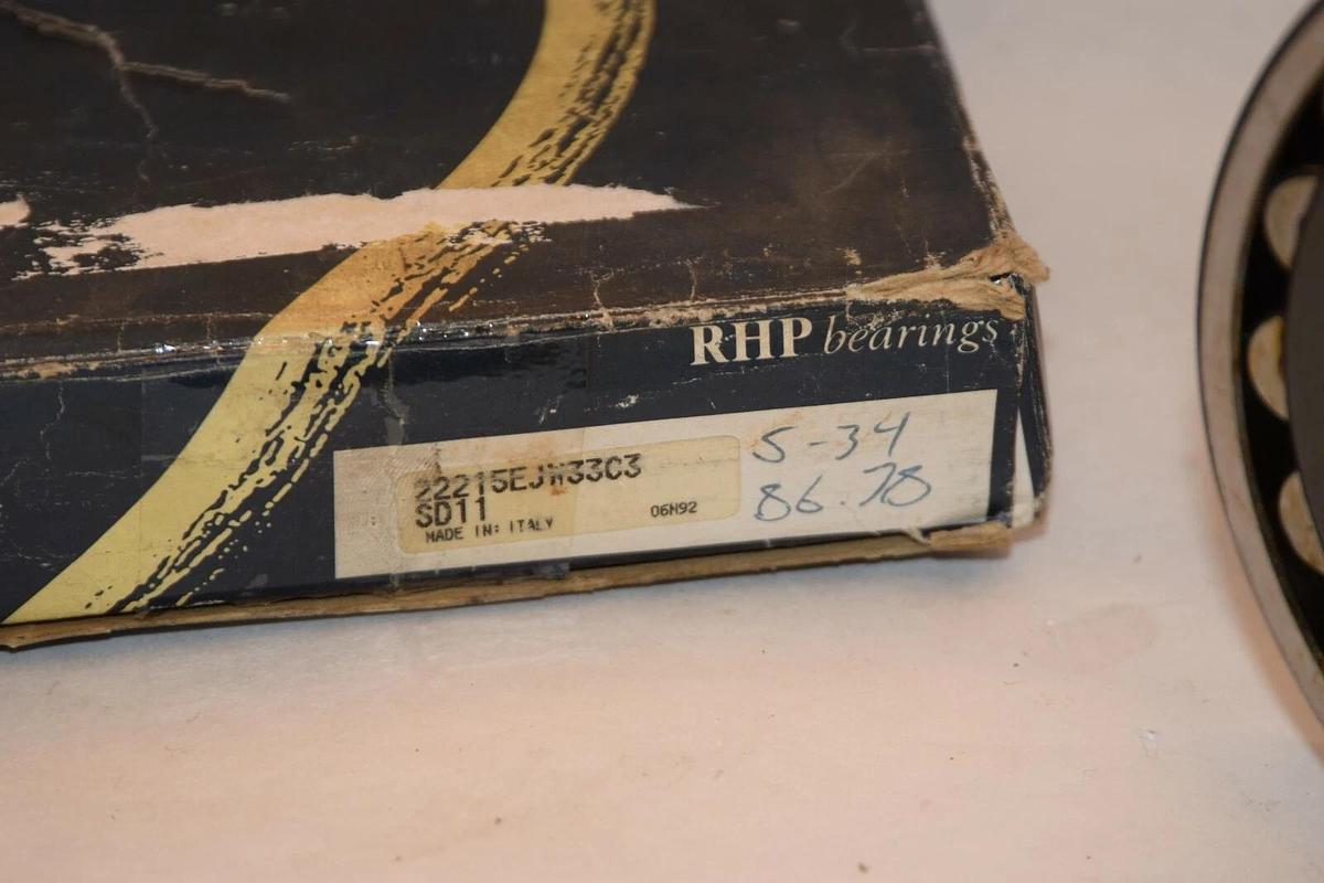 (NEW) RHP BEARINGS 22215EJW33C3 Spherical Rolling Bearing