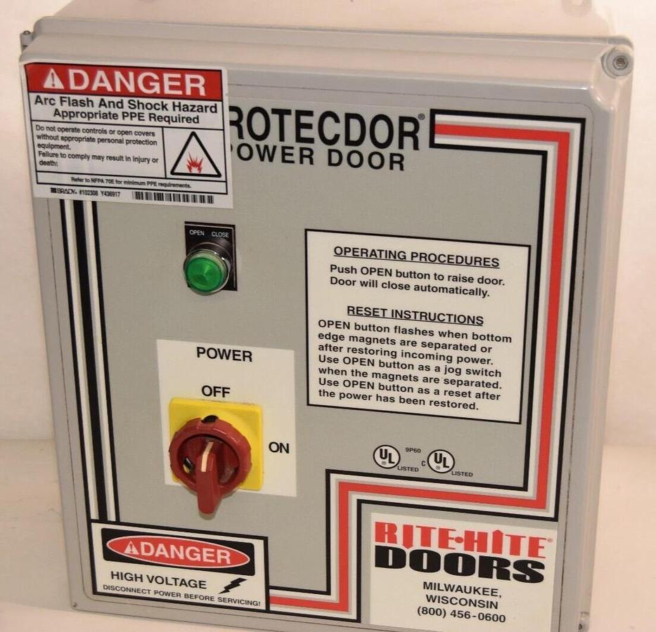 Used Rite-Hite Doors Protecdor Door Controller Model 8000/XL 8000 460v 3ph
