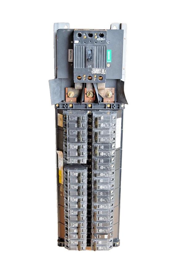 Used General Electric GE A Series 225A Panelboard Interior AQL3422ATX AXB4M9 3ph 4w