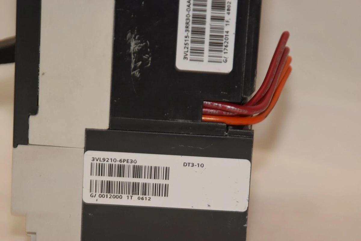 Used SIEMENS 3VL2510-2PE33-0AA0 HDK3T100F 3VL9210-6PE30 100A  HDK3T100 100 Amp 100 A