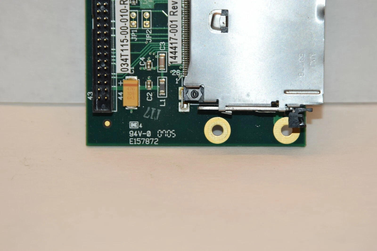 Used XYCOM AUTOMATION 144458 REV.A E157875 94V-0 CIRCUIT BOARD