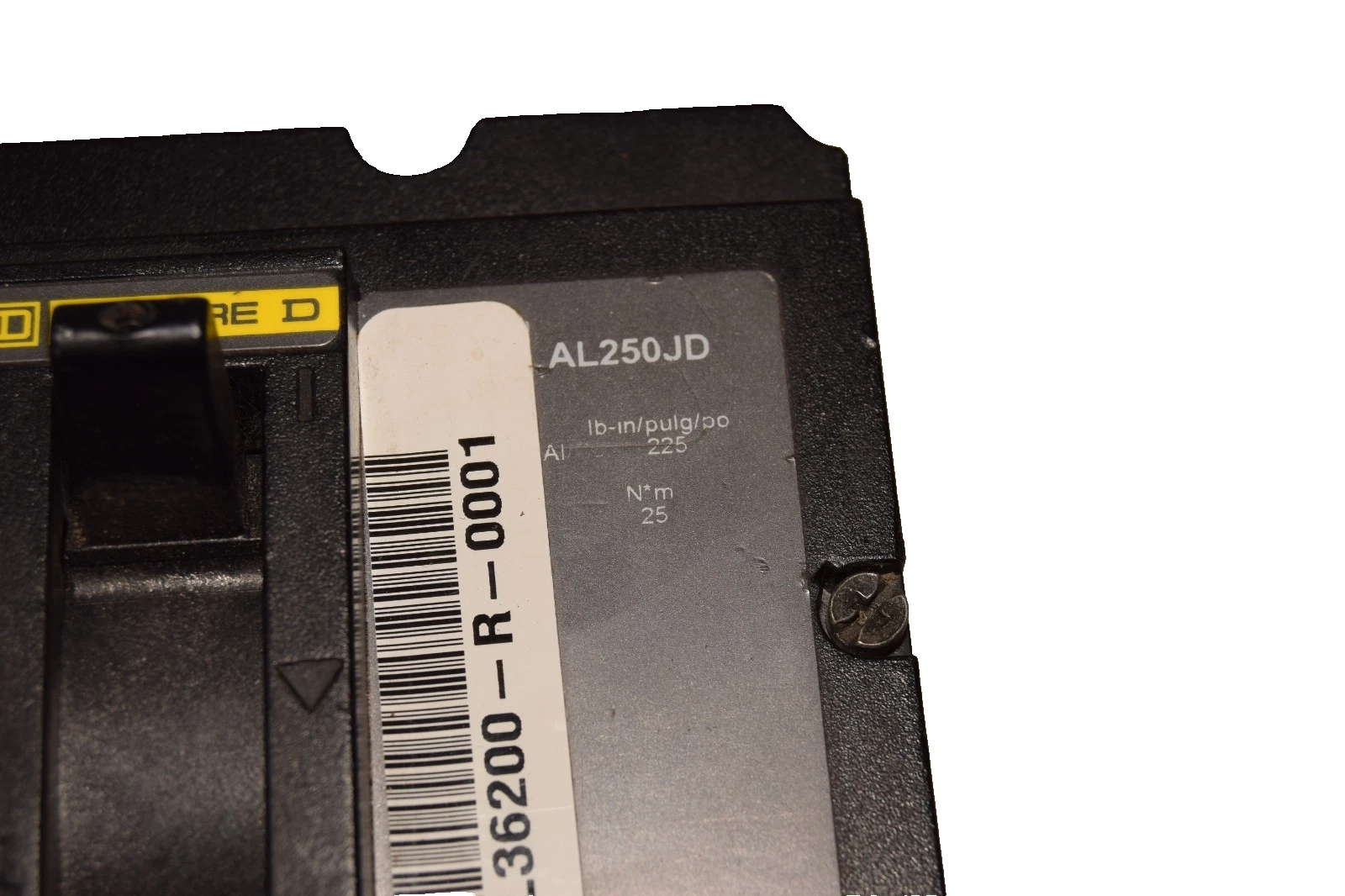 Used Square D Circuit Breaker 200A JDL26200 200 Amp JD 250 3P