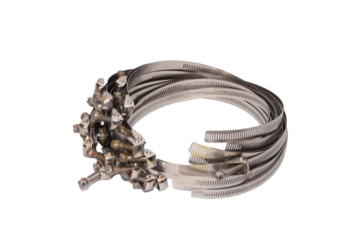 Used Ideal Snaplock Size 88 , 150mm Stainless Steel Hose Clamp (Lot of 31)