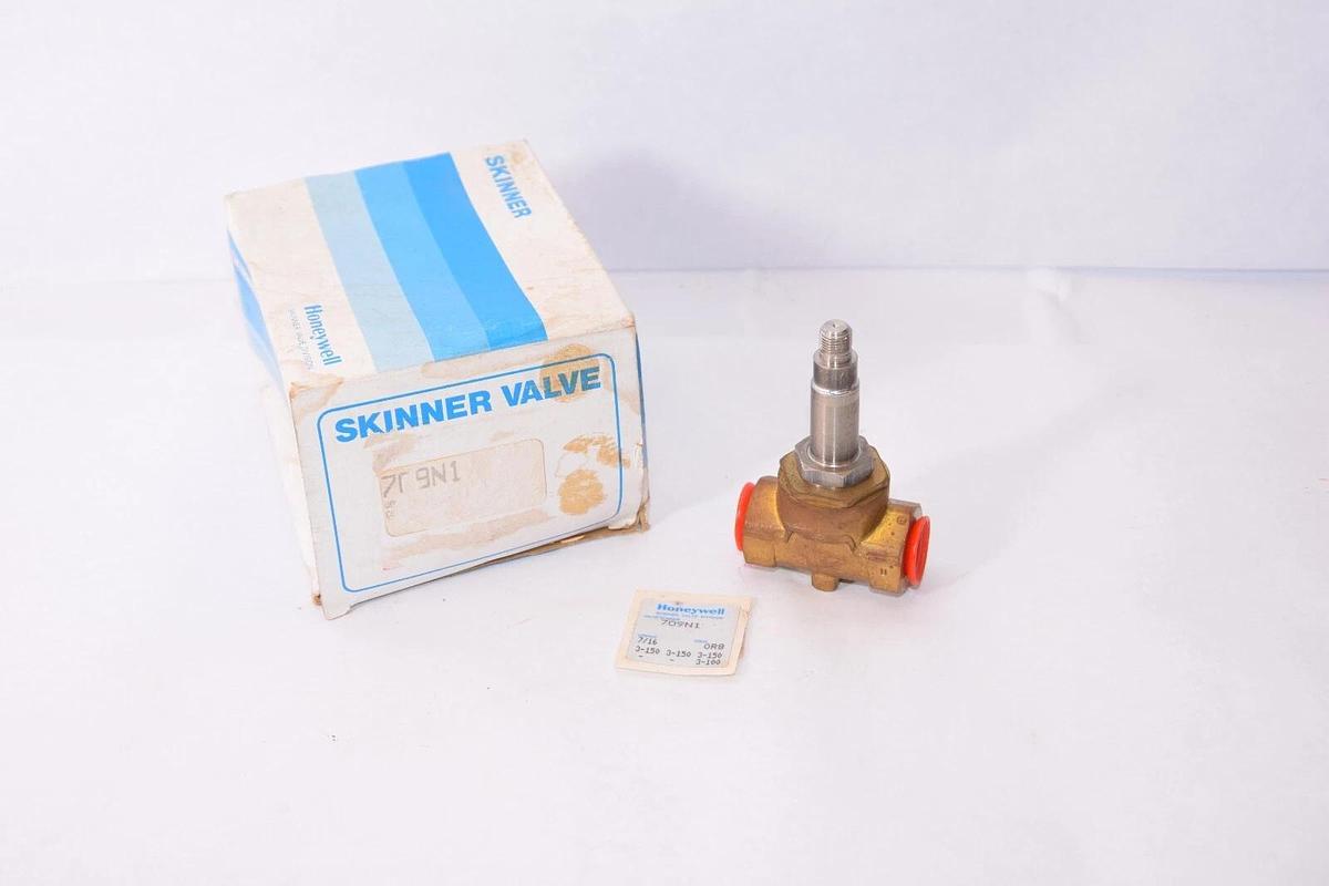 (NEW) HONEYWELL / SKINNER 709N1 7/16 Orifice Valve