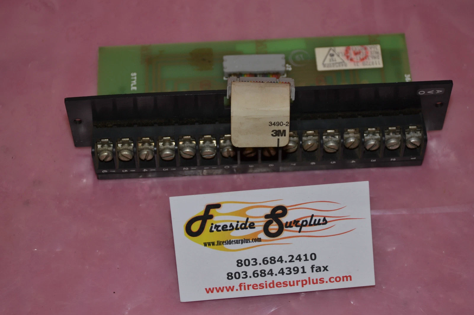 Used FISHER ROSEMOUNT CIRCUIT BOARD CARD 36A3885X012 36A3885X012