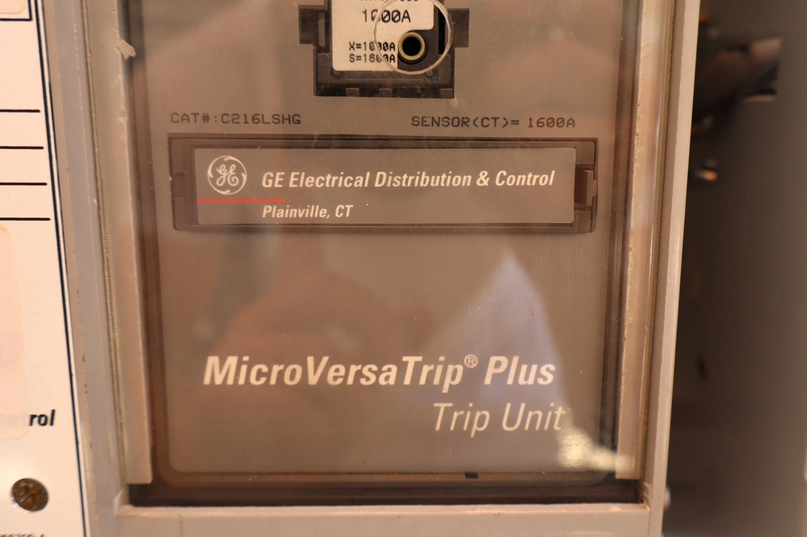 Used GE Power Break Breaker 1600 Amp 1600A TC1616TTHR C216LSHG Plug TR16B1000 1000a