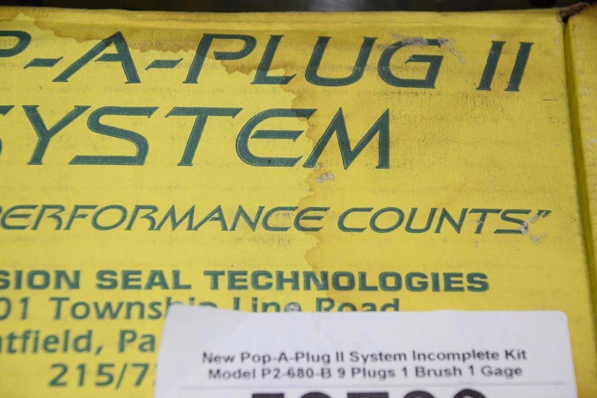 Used Pop-A-Plug II Kit P2-680-B  (9 plugs) 0.680"/0.681 to 0.700" 17.28"mm 17.79mm