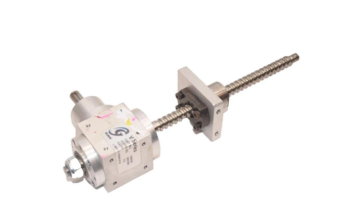 Used GAM GEAR 760122 L-045-1:1-E030000-[9.5] Right Angle Spiral Gearbox