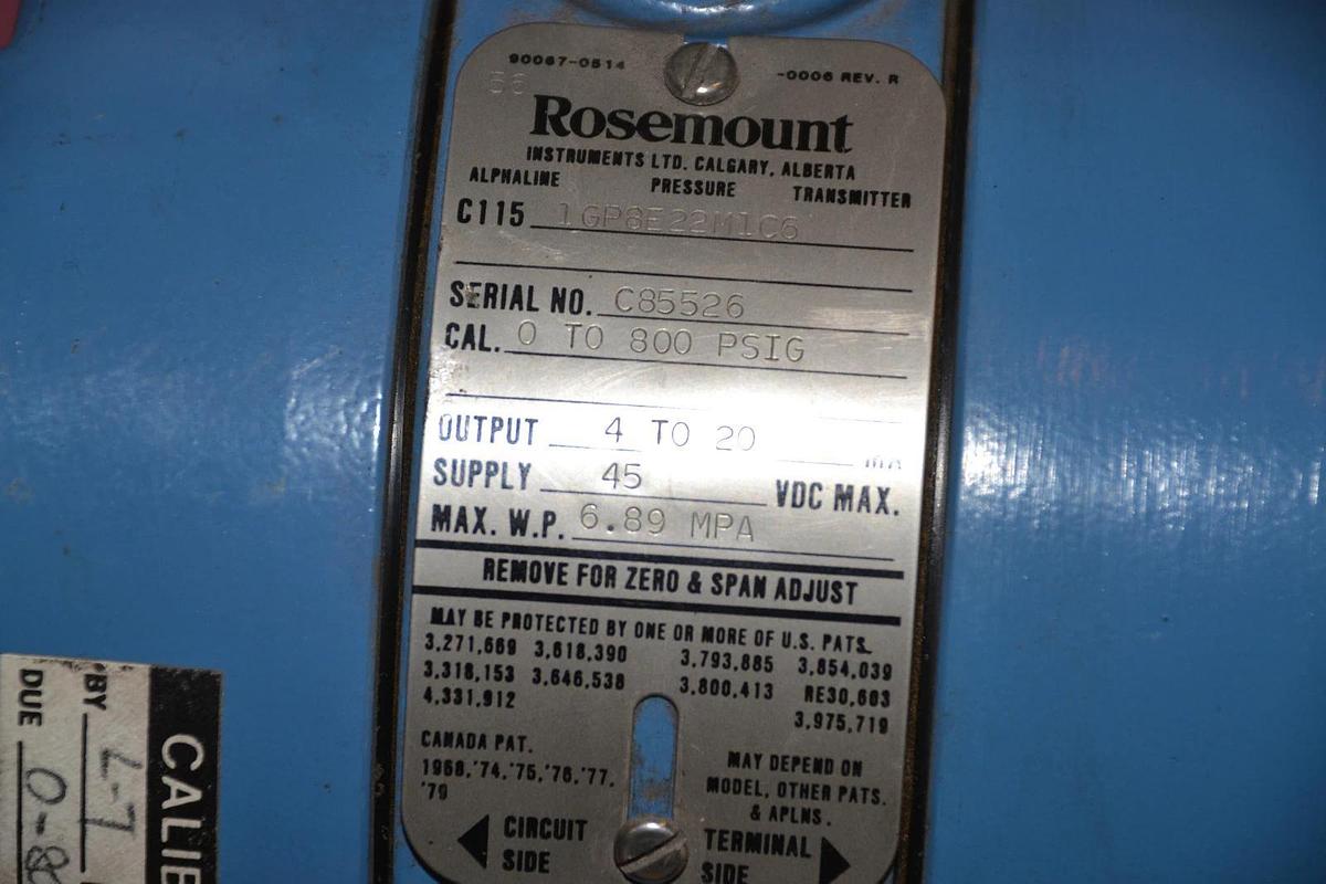 Used FISHER ROSEMOUNT TRANSMITTER C1151GP8E22M1C6 C115 1GP8E22M1C6