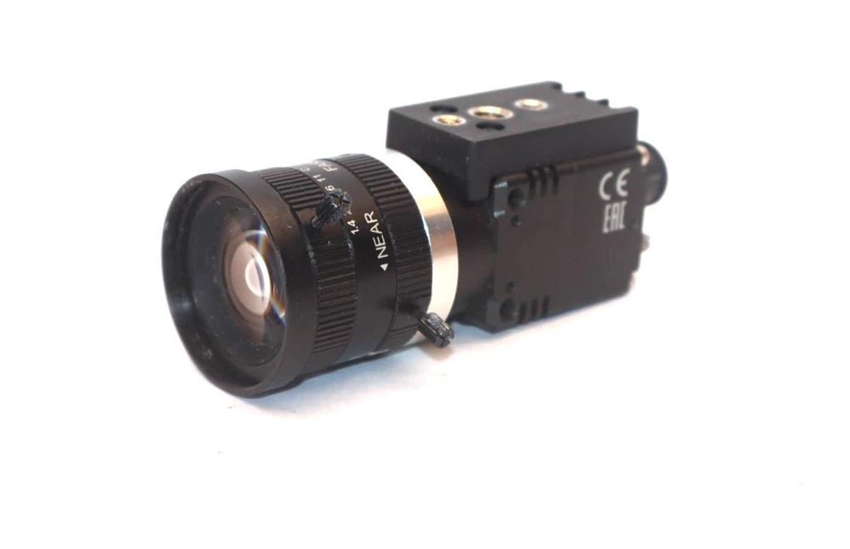 Used OMRON FZ-S2M , FZS2M 8mm 1:1.4 , 2/3" Camera with 2 Mega Pixel Lens and Mount