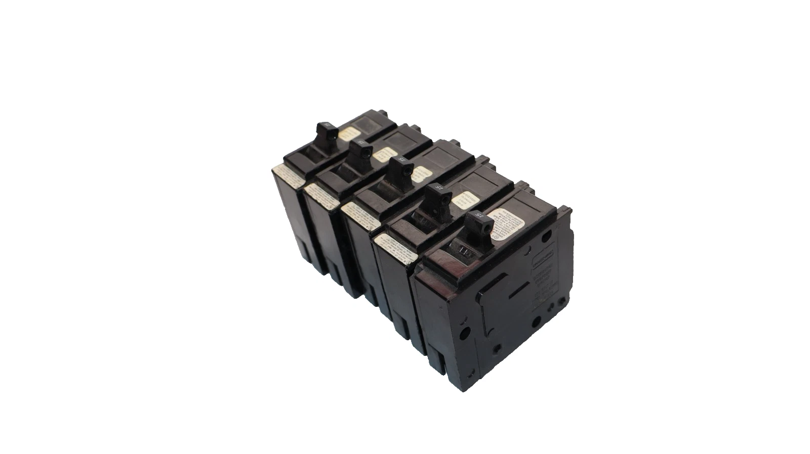 Used Murray Circuit Breaker 15 Amp 15A MP115-U 1 Pole 1P Crouse Hinds (Lot of 5)