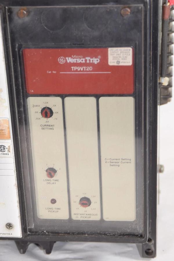 Used GE GENERAL ELECTRIC THPVVF3604 400A Amp TP9VT20 PowerBreak Circuit Breaker