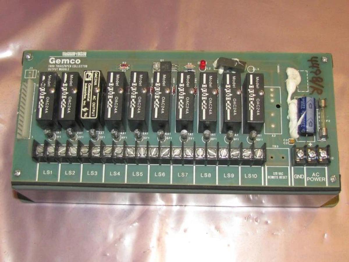 Used Gemco Output Module SD2837D SD-2837-D  SD2837D