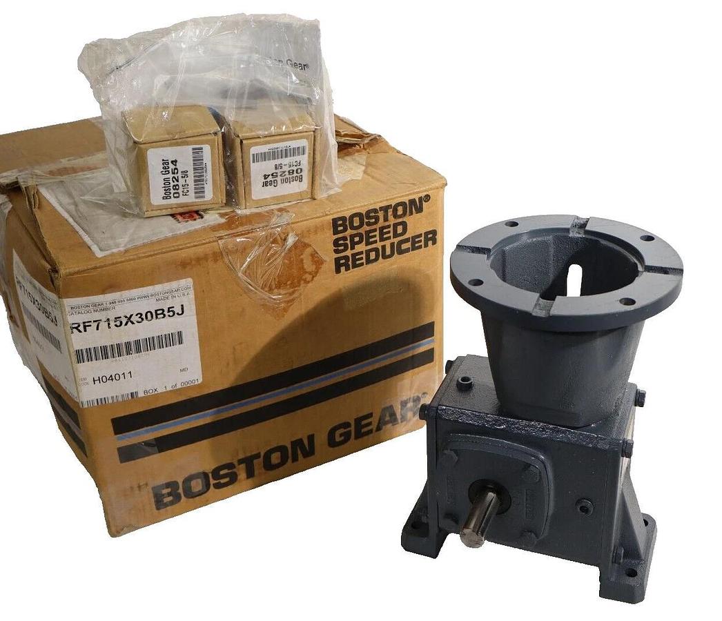 BOSTON GEAR 30:1 Right Gear Box Speed Reducer RF715X30B5J RF715-30-B5-J (NIB)
