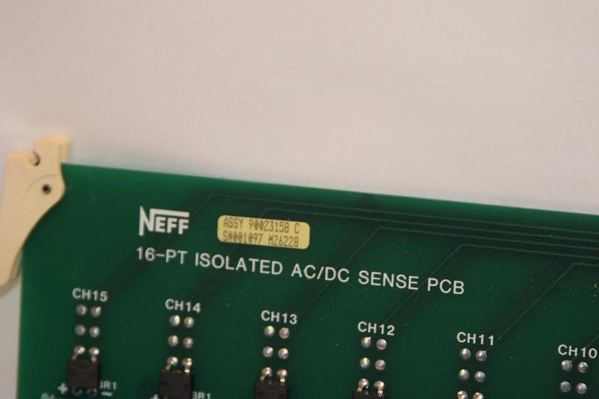 Used NEFF 90023158 16-pt Isolated Digital Input PCB Board