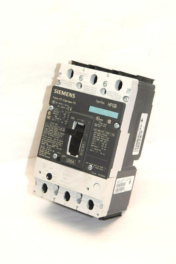 (New) SIEMENS Breaker  HFK3B200L 200A 200 Amp 3VL3520-2KN38-0AA0 200 A