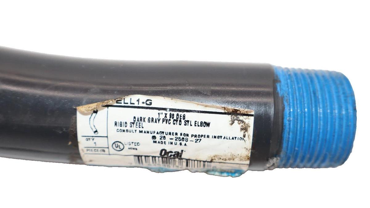 Thomas & Betts Ocal ELL1-G 1" x 90° Rigid Conduit Elbow Fitting (New)