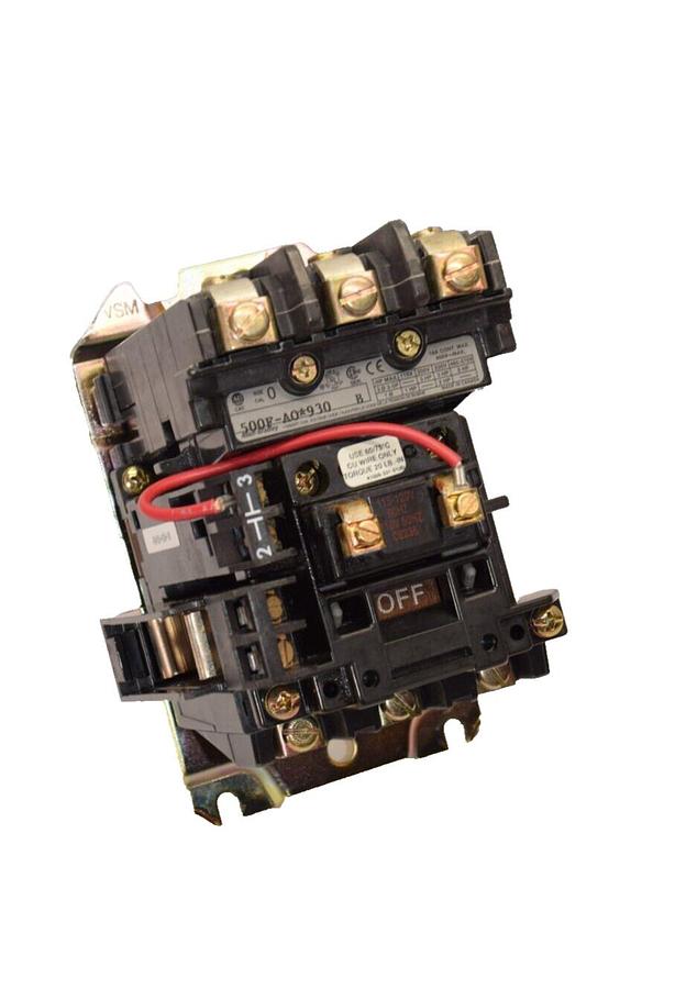 (NEW) ALLEN BRADLEY 500F-A0*930 Series B Size Sz 0 115-120V Coil