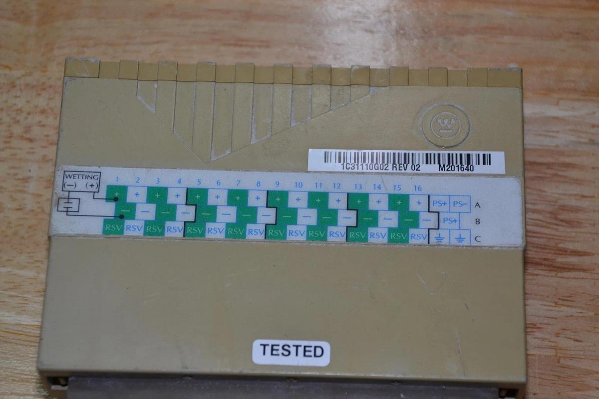 Used Westinghouse Digital Input plc card 1C31110G02